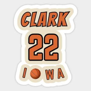 Clark Caitlin 22 Sticker